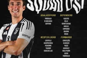 华体会下载-尤文本轮迎战罗马大名单：伊尔迪兹&amp;DV9领衔，加蒂伤缺